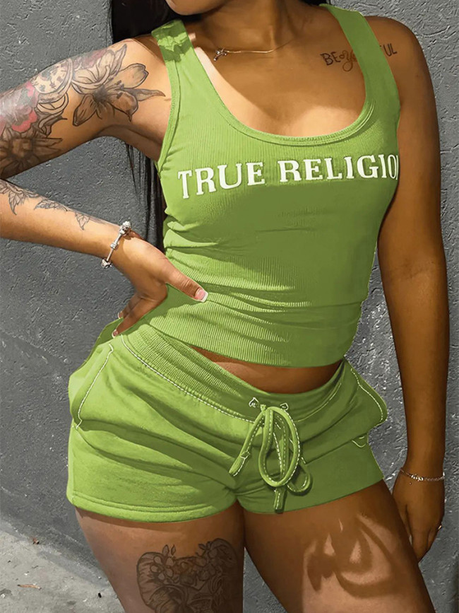 Y2K sleeveless women's Punk cut blouse retro fashion girl Gothic summer slim sexy Camis tights