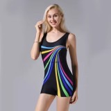 Professional quick drying jumpsuit, female sexy surfing suit wholesale, conservative tankini