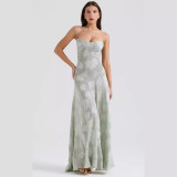 French strapping, niche lace suspender dress, new trend for women, autumn fairy dress, vacation and leisure middle length