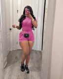 New women's casual washed jumpsuit shorts set