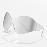 New y2k Fashion Cat Eye Sunglasses for Women Cross border Sunglasses Frameless