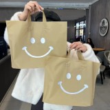 Thickened frosted shopping bag for women's clothing store, hand-held plastic bag for children's clothing, shoe box, gift bag logo