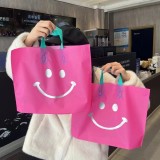 Thickened frosted shopping bag for women's clothing store, hand-held plastic bag for children's clothing, shoe box, gift bag logo