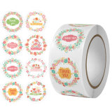 500 stickers, thank you stickers, sealing stickers, cartoon children's reward stickers