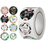 500 stickers, thank you stickers, sealing stickers, cartoon children's reward stickers
