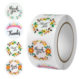 500 stickers, thank you stickers, sealing stickers, cartoon children's reward stickers