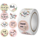 500 stickers, thank you stickers, sealing stickers, cartoon children's reward stickers