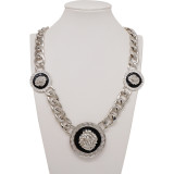 Alloy necklace, four piece set, wedding party, trendy earrings, bracelets, and rings