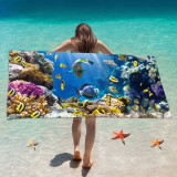 Customized printed beach towels wholesale beach vacation beach towels that absorb water