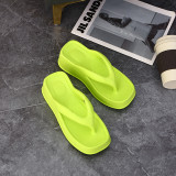 EVA thick sole slippers, high heels, herringbone slippers for women, women's sandals and slippers
