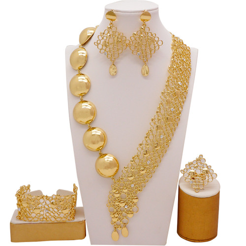 Necklace Set Earrings Ring Bracelet