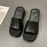 EVA thick sole slippers, high heels, herringbone slippers for women, women's sandals and slippers