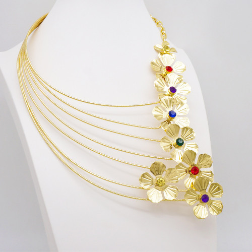 Necklace Set Zircon Set Bride Set Bracelet Earring Ring
