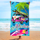 Customized printed beach towels wholesale beach vacation beach towels that absorb water