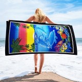 Customized printed beach towels wholesale beach vacation beach towels that absorb water