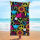 Customized printed beach towels wholesale beach vacation beach towels that absorb water