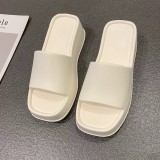 EVA thick sole slippers, high heels, herringbone slippers for women, women's sandals and slippers