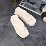 EVA thick sole slippers, high heels, herringbone slippers for women, women's sandals and slippers