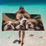Customized printed beach towels wholesale beach vacation beach towels that absorb water