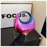 Fresh and Sweet Girl Chain Bag Dinner Bag Candy Color Handbag