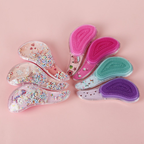 Sanrio Stitch cartoon transparent comb massage comb beauty comb children's comb airbag comb