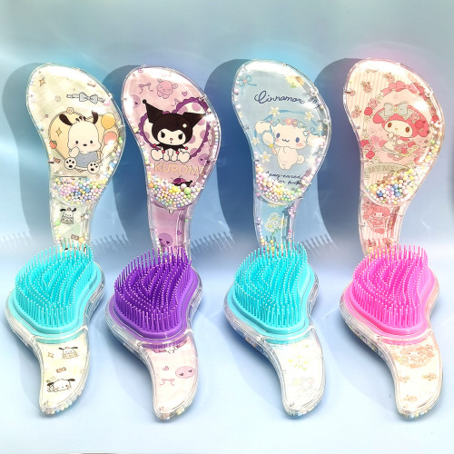 Sanrio Stitch cartoon transparent comb massage comb beauty comb children's comb airbag comb