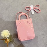 PVC mobile phone bag, jelly bag, candy colored portable small bag