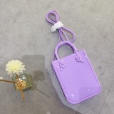 PVC mobile phone bag, jelly bag, candy colored portable small bag