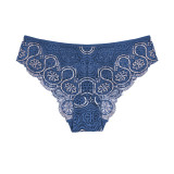 Lace underwear for women with tight abdomen, lifted buttocks, mid waist, and large and multiple sizes