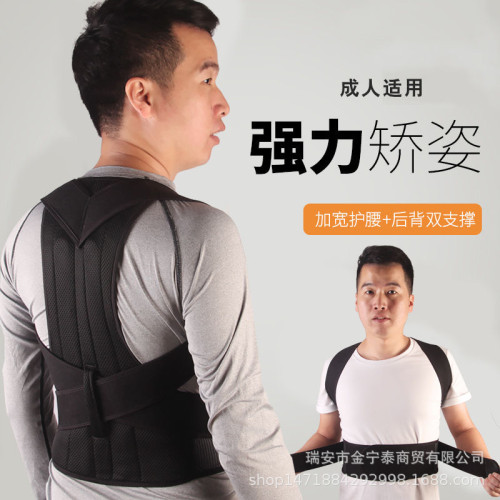 Anti hunchback spine and lumbar spine sitting posture corrector, cervical spine corrector