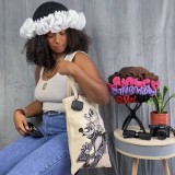 Crochet pleated brimmed hat, adult lace woolen hat, fashionable and versatile ruffle brimmed pullover hat