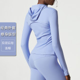 Yoga suit jacket long sleeved yoga top fitness jacket