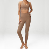 Yoga suit, women's oversized fitness suit, two-piece set