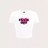 New European and American street printed short T-shirt top