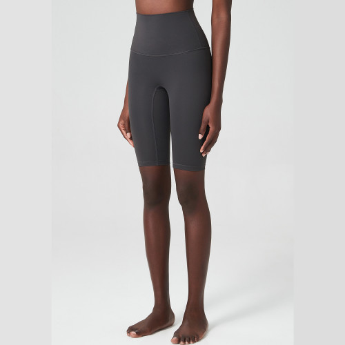 One piece stitching yoga capris, tight fitting sports and fitness shorts