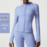Yoga suit jacket long sleeved yoga top fitness jacket