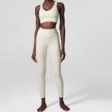 Yoga suit, women's oversized fitness suit, two-piece set