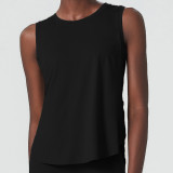 Cool and breathable yoga suit vest, large size quick drying fitness T-shirt