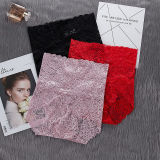High waisted, abdominal tightening, buttocks lifting, lace underwear, sexy and breathable women's flat angle pants, multi-color in stock