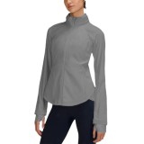 Summer thin women's slim fit outdoor jacket hooded ice silk long sleeved breathable hole UV resistant sunscreen clothing