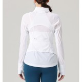 New sunscreen jacket for outdoor sports, lightweight and ice sensitive quick drying yoga suit