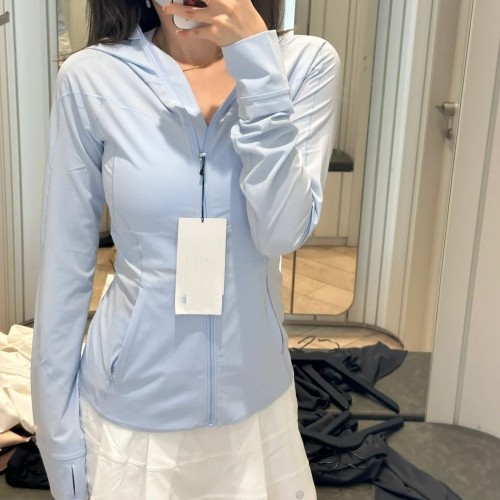 Thin slim fit outdoor storage hooded sunscreen jacket