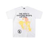 New American fashion brand ghost face short sleeved T-shirt for both men and women