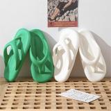 Beach flip flops, anti slip, outerwear, clip on couple slippers
