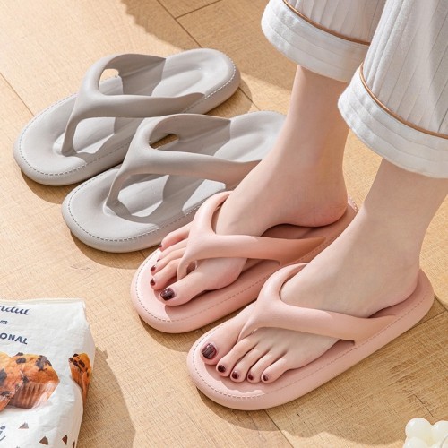 Beach flip flops, anti slip, outerwear, clip on couple slippers