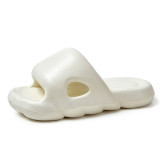 Thick soled home bathroom shower and non slip slippers for household use