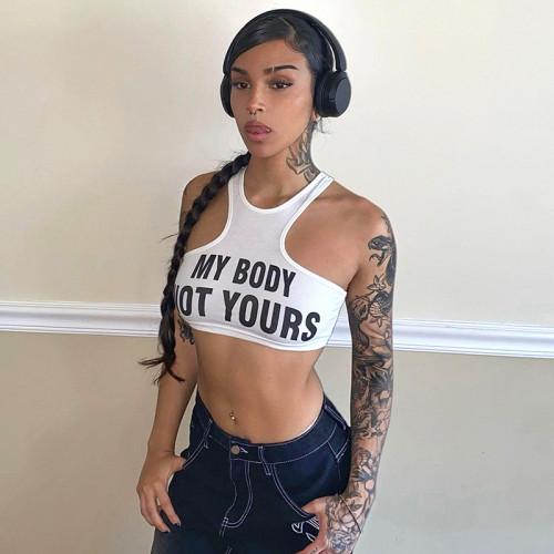 Interesting Print Tees New Arrivals Y2K Slogan Streetwear Women's Fashion