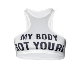 Interesting Print Tees New Arrivals Y2K Slogan Streetwear Women's Fashion