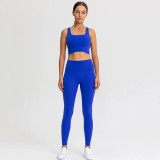 LQ8697 Lulu Buttery Soft Yoga Push Up Energy Bra Super High Waist Athletic Legging Gym Fitness Set