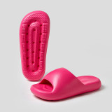 Thick soled home bathroom shower and non slip slippers for household use